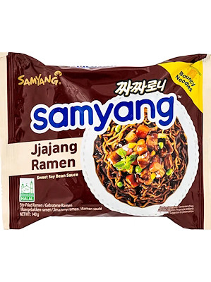 Jjajang (Sweet Black Bean Sauce) Ramen - SAMYANG
