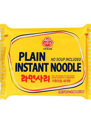 Plain Instant Noodle (no soup powder) 110g - OTTOGI
