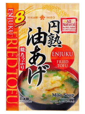 Instant Miso Soup with Fried Tofu (8 servings) - HIKARI