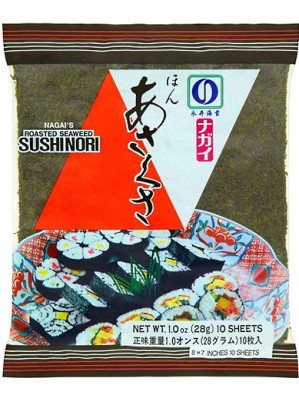 Sushi Nori - 10 Sheets - NAGAI