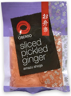 Sliced Pickled Ginger (pink) - OBENTO