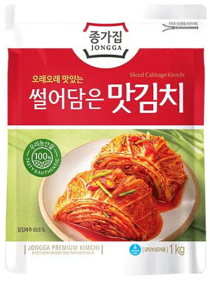Korean Mat (Cut Leaf) Kimchi 1kg - CHONGGA