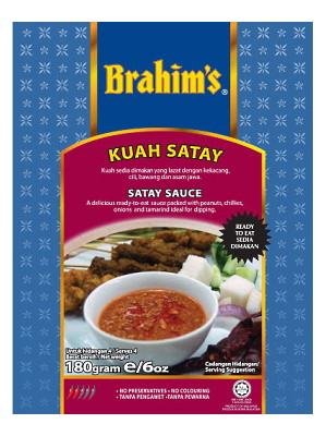 Satay Sauce (Kuah Satay) - BRAHIM'S
