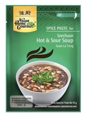Szechuan Hot & Sour Soup Paste 50g - ASIAN HOME GOURMET