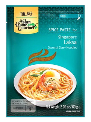  Singapore Curry Noodles (Laksa) Spice Paste - ASIAN HOME GOURMET  