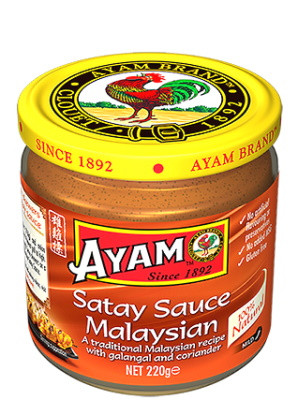 Satay Sauce - Malaysian Style (Mild) 220g - AYAM