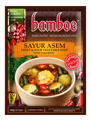 Sayur Asem (Spice Mix for Sweet & Sour Vegetable Soup) - BAMBOE