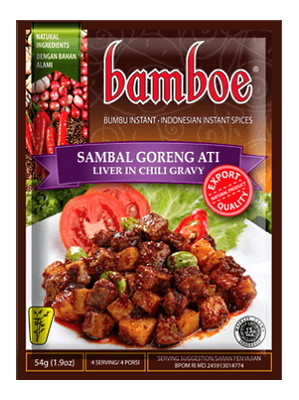 Sambal Goreng Ati (Seasoning Paste for Liver in Chilli Gravy) - BAMBOE