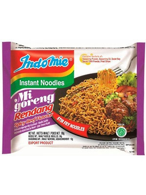 Instant Noodles - Mi Goreng Rendang Flavour 40x80g - INDO MIE