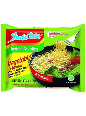   Instant Noodles - Vegetable with Lime Flavour 40x75g - INDO MIE    