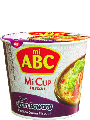 Instant CUP Noodles - Ayam Bawang (Chicken Onion) Flavour - ABC