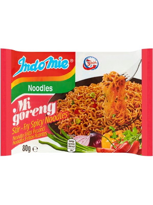 Instant Noodles - Mi Goreng Stir-fry Spicy Flavour 40x80g - INDO MIE