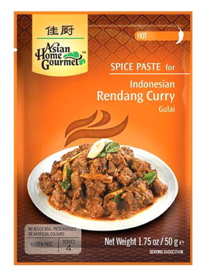  Indonesian Rendang Curry Spice Paste - ASIAN HOME GOURMET  