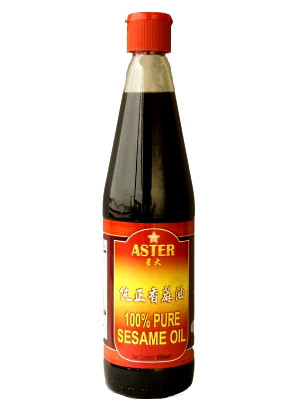 100% Pure Sesame Oil 650ml - ASTER