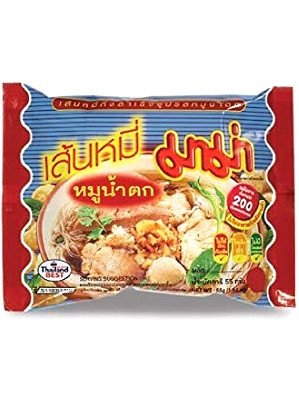 Instant Rice Vermicelli - Moo Nam Tok Flavour 30x55g - MAMA 
