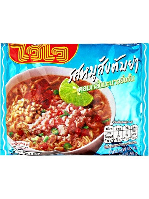 Instant Noodles - Minced Pork Tom Yum Flavour - WAI WAI