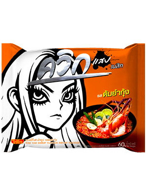  Instant Noodles - Tom Yum Shrimp Flavour - WAI WAI QUICK  