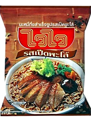 Instant Noodles - Palo Duck Flavour 30x60g - WAI WAI 