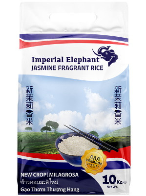 Jasmine Rice 10kg - IMPERIAL ELEPHANT