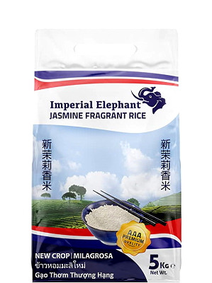 Jasmine Rice 5kg - IMPERIAL ELEPHANT