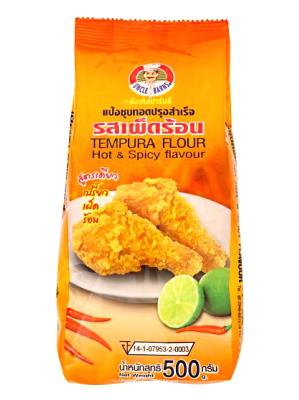 Tempura Flour - Hot & Spicy Flavour 500g - UNCLE BARN'S