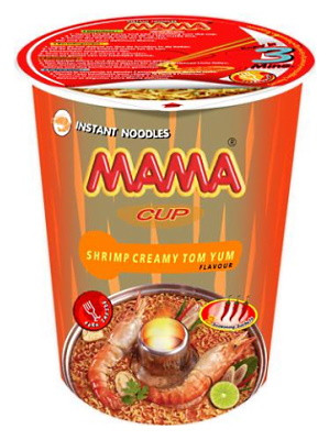 Cup Instant Noodles - Shrimp Creamy Tom Yum Flavour - MAMA 