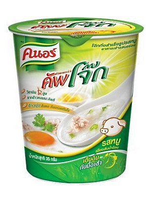 Instant CUP Rice Porridge - Pork Flavour - KNORR 