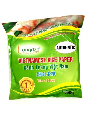 Vietnamese Rice Paper 22cm 500g - LONGDAN 