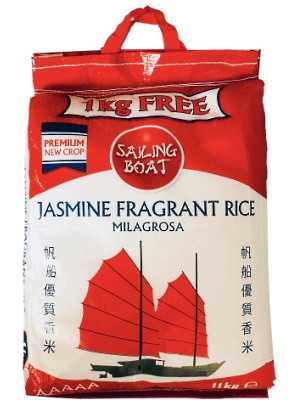 Jasmine Fragrant Rice AAAAA 11kg – SAILING BOAT 