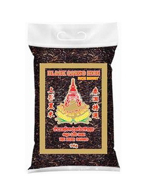Thai Black Cargo (Riceberry) Rice 1kg – ROYAL THAI 