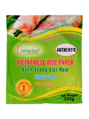 Vietnamese Rice Paper 22cm 250g – LONGDAN 