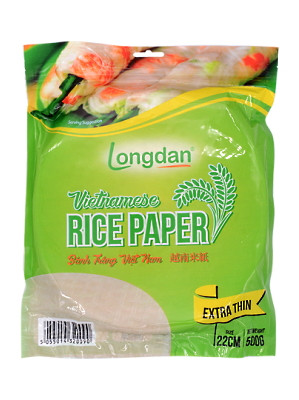 Summer Roll Rice Paper (extra-thin) 22cm – LONGDAN 