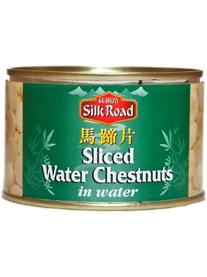 Sliced Water Chestnuts in Water 12x227g - SILK ROAD