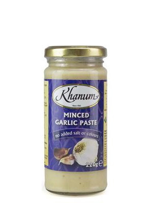 Minced Garlic Paste 220g - KHANUM