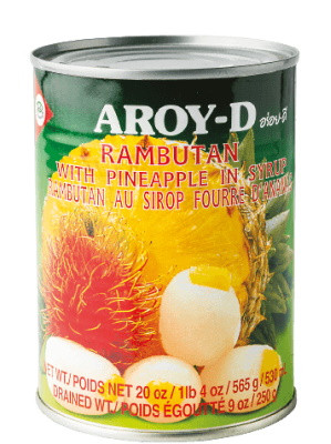 Rambutan & Pineapple in Syrup - AROY-D