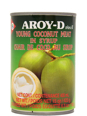 Young Coconut Meat in Syrup - AROY-D