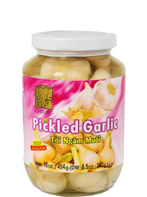 Pickled Garlic 24x454g - CHANG