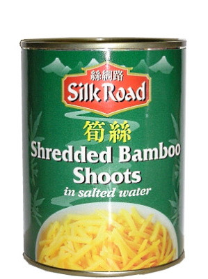 Shredded Bamboo Shoots in Brine 12x560g - SILK ROAD