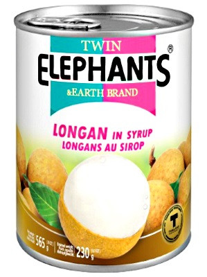Longan in Syrup - TWIN ELEPHANTS