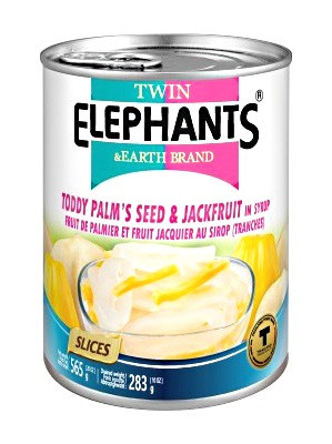 Toddy Palm Seed & Jackfruit in Syrup - TWIN ELEPHANTS 