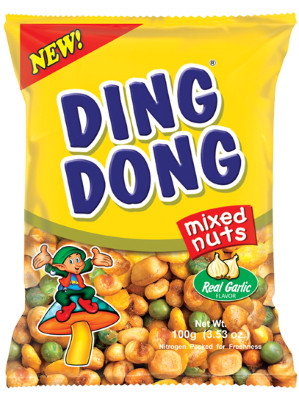 Ding Dong Mixed Nuts - Real Garlic - JBC