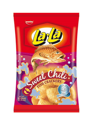 Fish Crackers - Sweet Chilli Flavour 100g - LA-LA