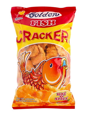 GOLDEN Fish Crackers - Hot & Spicy 200g - NARITA