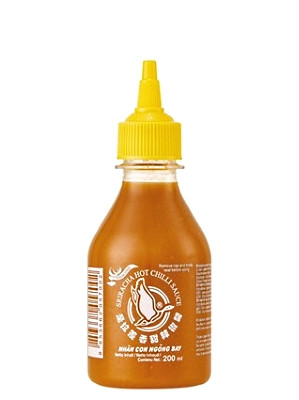 Sriracha Hot Chilli Sauce – YELLOW Chilli 200ml – FLYING GOOSE 