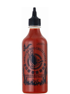 Sriracha BLACKOUT Hot Chilli Sauce – EXTREMELY HOT 455ml – FLYING GOOSE 