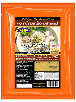 Instant Pork Noodle Soup Powder 300g - GOSTO