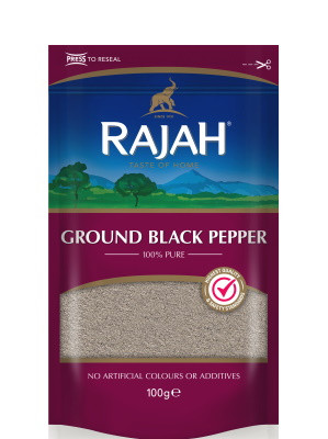 Ground Black Pepper 100g - RAJAH