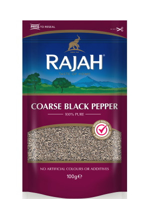 Coarse Ground Black Pepper 100g - RAJAH