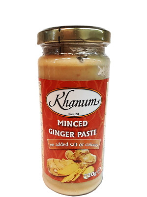 Minced Ginger Paste 220g - KHANUM