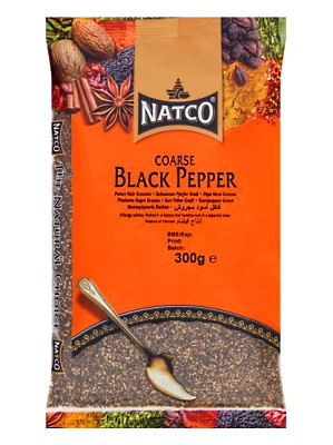 Coarse Black Pepper 300g - NATCO